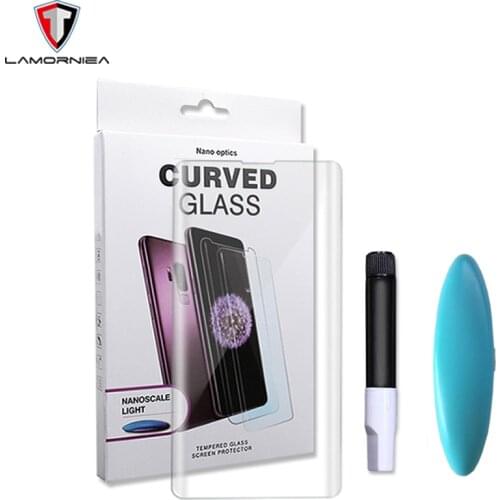 Nano Liquid Film For Samsung S10 Note 8 9 S9 S8 Plus S7 Edge UV Full Glue Tempered Glass Screen Protector For Galaxy S10 Plus E