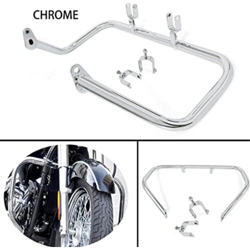 Highway Crash Bar Engine Guard Bumper Compatible With KAWASAKI Vulcan VN900 Classic LT 2006-2015 & VN 900 Custom 2007-2015