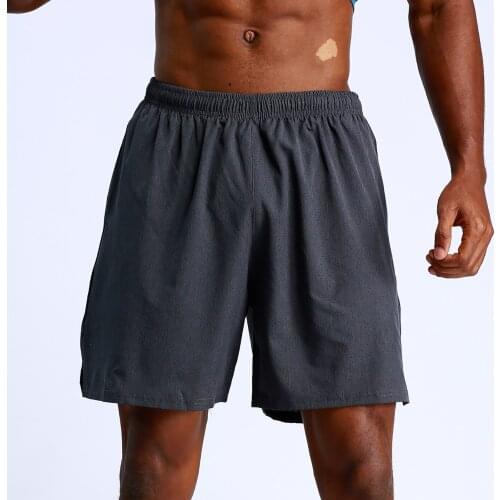 Summer Men Gym Shorts Running Breathable Mesh Fitness Wear Elastic Drawstring Pockets Loose Fit Casual Shorts
