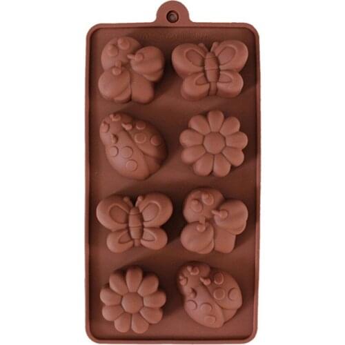 Beetle Bee Butterfly Silicone Cake Mould Fondant Cake Chocolate Silicone Molds Chocolate Forms Soap Mold Handmade DIY Cake Mold