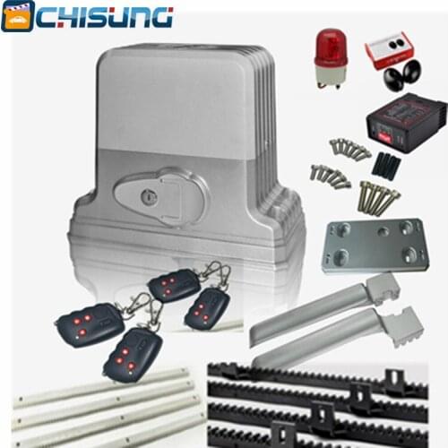 Heavy duty 1800KG automatic sliding gate motor for Gate drive with infrared sensor alarm lamp and loop detector