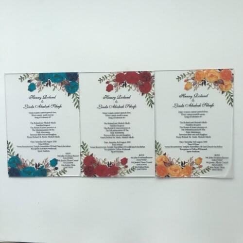 10pcs super elegant romantic colorful printing laser cut 3d wedding invitation card for wedding and birthday