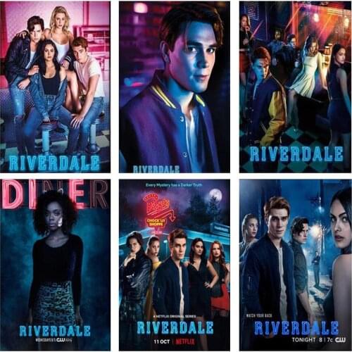 5D Diamond Embroidery Mosaic Cross Stitch Kits Diamond Painting Diy Home Decor Riverdale Poster