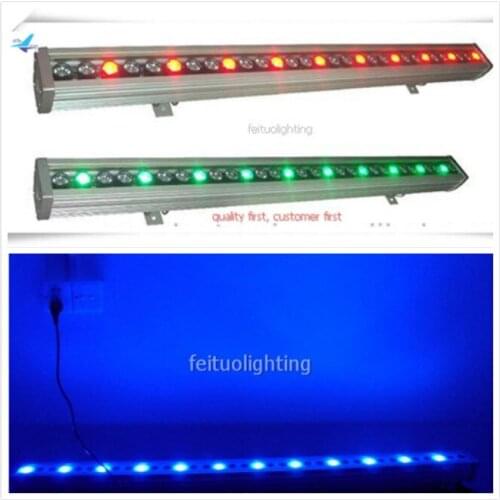 8/lot) IP65 RGB 36x3w wall washer led Outdoor Garden Flood Light DMX512 Control RGB led wall washer with fly case