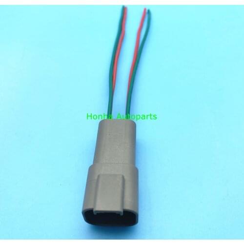 Free Shipping 5/10/20/50pcs Deutsch DT 4 Pin Waterproof Electrical Wire Connector Plug DT04-4P For Car wire harness