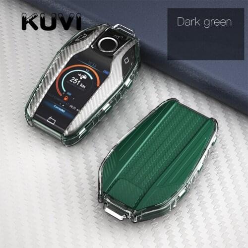 Tpu Carbon Grain Key Case Cover for BMW 5 7 series G11 G12 G30 G31 G32 i8 I12 I15 G01 X3 G02 X4 G05 X5 G07 X7 Key FOB Shell Bag