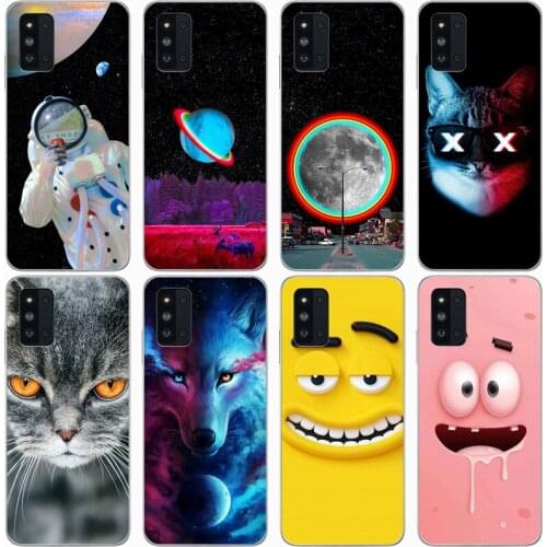 For SAMSUNG GALAXY F52 Case Rose Wolf Cute Patterned Cover Soft Silicon Phone Case for Samsung Galaxy F52 Top Quality