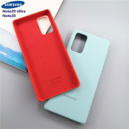 Samsung Note 20 Ultra 5G Soft Liquid Silicone Cover Ofiice Original Style Case Back ShelFor Galaxy N20+ N20 Note20 Ultra 5G