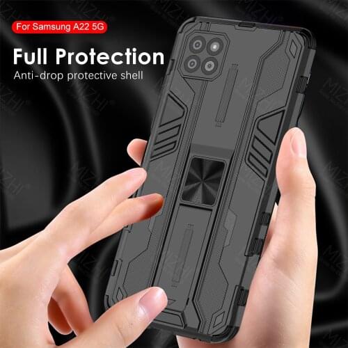 For Samsung Galaxy A22 5G Case Magnetic Car Holder Phone Cover For Samsung A 22 22A A225F A226B Shockproof Lens Protection Cases