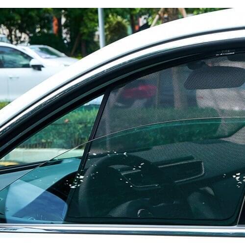 For Honda CIVIC 8th 2006-2011 Front Windshield Car Sunshade Side Window Blind Sun Shade Magnetic Door Grid Visor Mesh Curtain