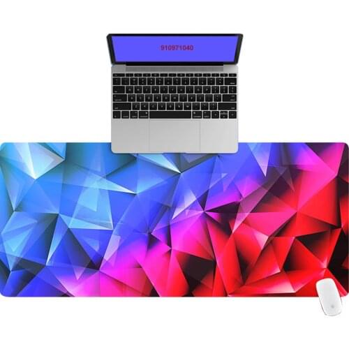 Lce and Fire Office Computer Desk Mat Table Keyboard Big Mouse Pad Laptop Cushion Desk Non-slip Mat Gamer Mousepad Mat