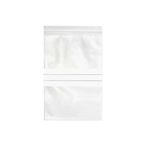 150 Pcs Zip Lock Plastic Bags Writable Reclosable Disposable 7.8" X 5.5" 8 MIL