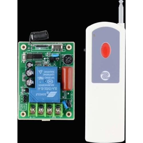 AC 220V 30A Relay 3000W Wireless Remote Control Switch Receiver Transmitter For lighting/Lamp LED water pump 200-2000M