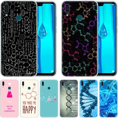 Luxury Silicone Case Biology Chemistry DNA for Huawei Mate 30 20 Lite 10 Pro Y5 Y6 Y7 Pro 2019 Y9 Prime 2019 2018 Y6 Pro 2017