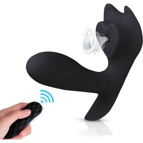 USB Chargeable 10 Speed Powerful Wireless Remote Control 6 Sucking Mode Strap On Sex Love Eggs Vibrator Sex Toys for Women