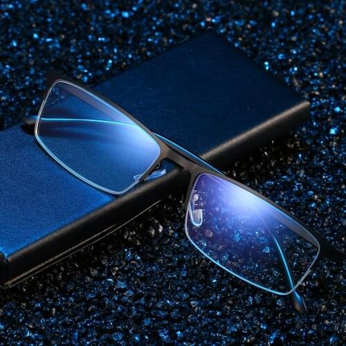 High Quality MEN Titanium Reading Glasses Alloy Eyeglasses Non Spherical 12 Layer Coated Lenses Reading Glasses for Men Women