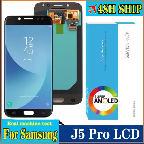 OLED/Super AMOLED LCD Display for SAMSUNG Galaxy J5 PRO 2017 J530 J530F LCD Touch Screen Digitizer Assembly Replacement Parts