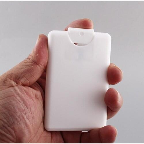 20ml Empty Perfume Spray Atomizer White Hand Sanatizer Cosmetic Containers Vape Liquid Essential Oil Plastic Bottles 300pcs