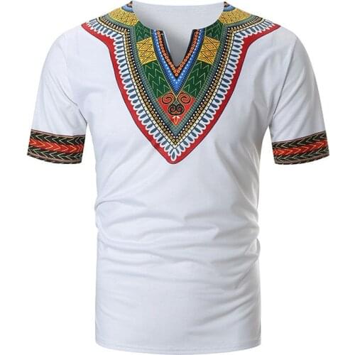 2020 Africa Clothing African Dashiki Traditional Dashiki Maxi Man Shirt Shirt Maxi T Shirt Summer Man Clothes T-shirt TAAE T058