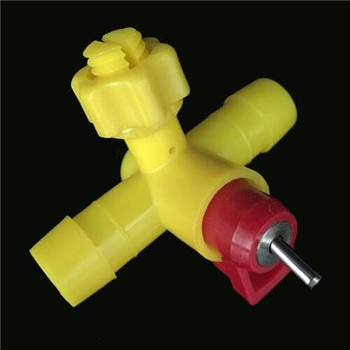 50 sets New Drinking cups chicken hanging Tee Ball nipple Water 13.5mm Chicken snap drinking Cages Free shipping