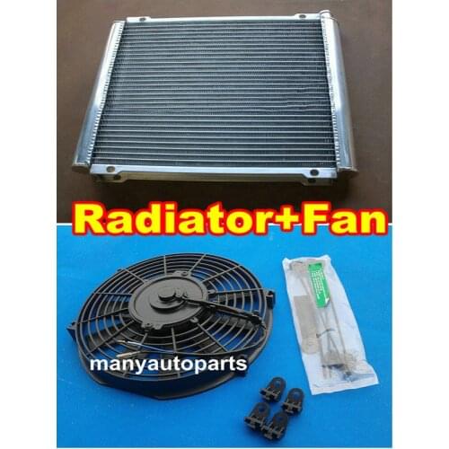 Aluminum radiator+fan for CAN AM OUTLANDER/MAX/RENEGADE L 450/500/650/800/1000 12-16 2012 2013 2014 2015 2016