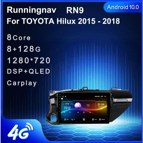 Android 10.1 Quad Core Fit TOYOTA Hilux 2016 2017 - Car DVD Player Navigation GPS Radio