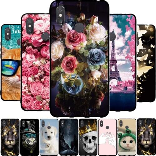 Cover For Xiaomi Mi Max 3 Case Phone TPU Funda 3D For Xiaomi Mi Max3 Silicone Stylish Pattern For Xiaomi MiMax 3 Case Bumper