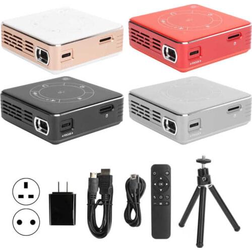C99 Projector Mini Home Bluetooth WiFi Wireless Connection Full HD On‑Screen Device 100‑240V