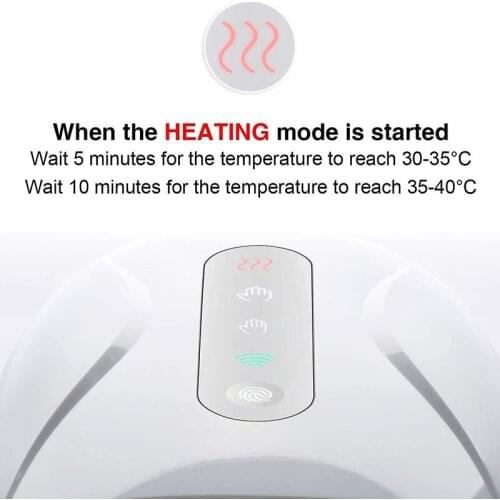 Electric Hand Massager Hot Compress Palms Finger Massage Instrument Device Pain Relief RP