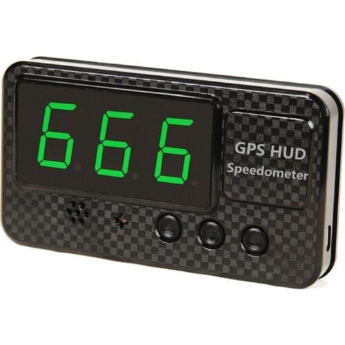 2021 New Universal GPS HUD Speedometer Odometer Car Digital Speed Display MPH Over Speed Alarm Car Clock for All Vehicles C60S