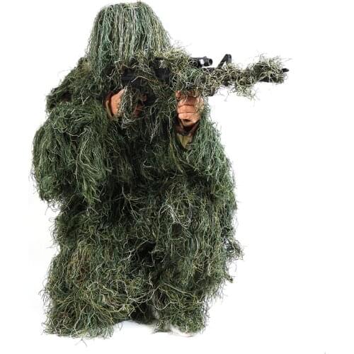 Woodland Camo Hunting Camouflage Suit Outdoor Military Shooting Tactical Clothing Army Sniper Clothes and Pants
