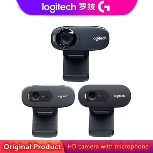 Logitech computer camera C270/C270i/C310/C170 HD USB webcam remote meeting with microphone notebook driver-free installation