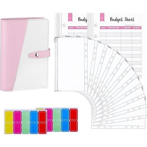 Budgeting Cash Envelope, 27 Pcs Budget Binders Set, With Cash Envelope, A6 Binder, For Saving Money Envelope Storage Bag