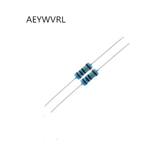 3W Metal film resistor 1% 1R 9.1R 10R 100R 220R 1K 1.5K 2.2K 4.7K 9.1K 10K 22K 47K 100K 1M 100 220 1K5 2K2 4K7 10K ohm