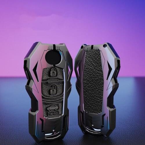 Zinc Alloy Shell Car Key Cover Remote Fob Case For Mazda 2 3 5 6 CX-3 CX-5 CX-7 CX-9 Speed Miata MX5 Shell Protector 2 3 Button