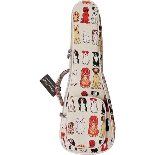 Original Mr Dog cartoon theme with cotton 21 "23" ukulele case