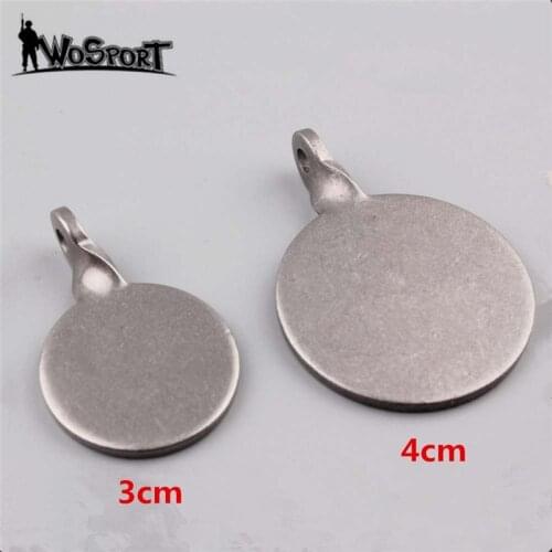 Dia 3cm 4cm Stainless Steel Shooting Target Bullseye Hunting Slingshot Catapult Paintball Game Airsoft Pistol Training Target