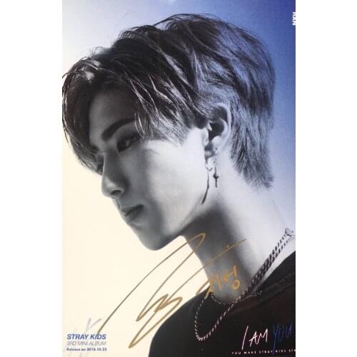 Hand signed Stray Kids HAN autographed photo I AM YOU K-POP 5*7 collection 102018B