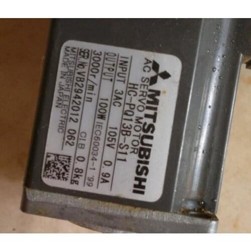 HC-PQ13B-S11 SERVO MOTOR , used in good condition . 80% appearance new , good working , free shipping