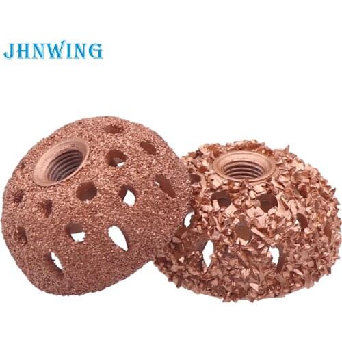 1pc Coarse / Fine Grit Buffing Wheel Tungsten Carbide Rasp / Contour Cup Wheel Grind Ball Rasp Woodworking Tire Repair Tool