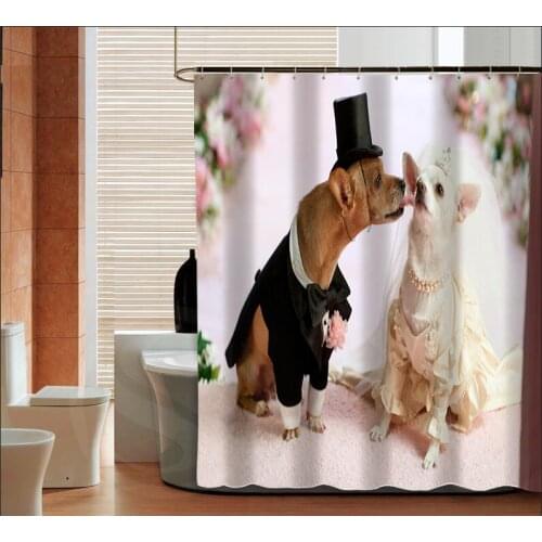 Modern Dog New Classicalcustom Shower Curtain Bathroom Best Decor Free Shipping MORE SIZE SQ0422-ZHH-01
