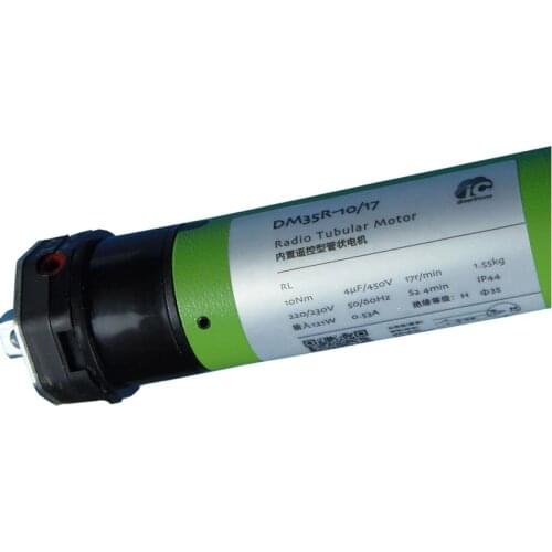 Tubular motor DM35R, built-in receiver, remote control tubular motor DM35R