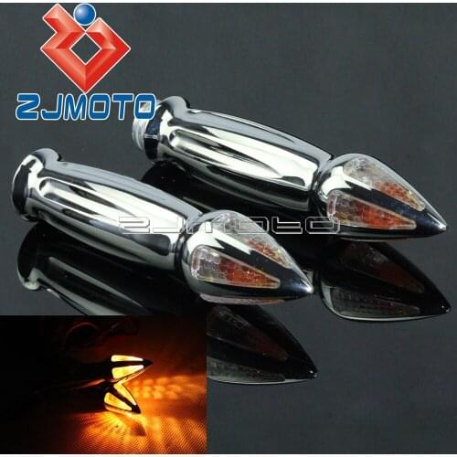 Universal 7/8" Motorcycle Grips w/ Turn Signals Handlebar Grips For Kawasaki Vulcan 800 VN800 VN900 500 Classic Drifter