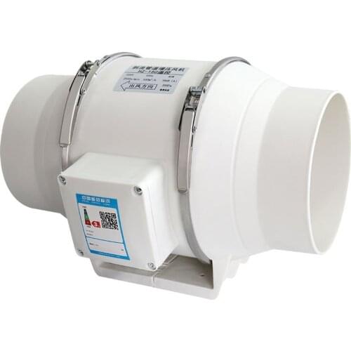 3/4/5/6inch Low Noise Pipe Duct Hydroponic Airflow Fan Exhaust Fan Kitchen Bathroom Ventilation Extractor Powerful Atti Fan