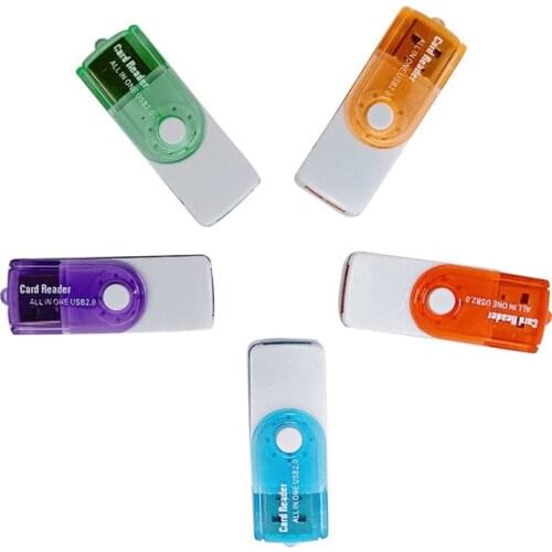 High Speed Multi-Function USB Card Reader 4 In 1 For MS MS-PRO TF Micro Memory Card Smart Reader