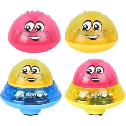 Funny Infant Bath Toys Baby Electric Induction Sprinkler Ball with Light Music Children Water Play Ball Bathing Toys Kids Gifts