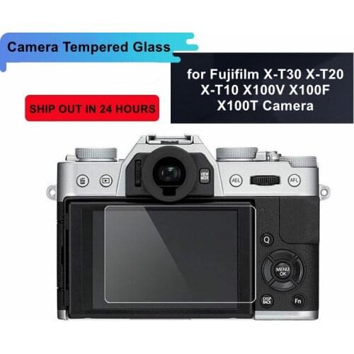 2PCS Camera Original 9H Camera Tempered Glass LCD Screen Protector for Fujifilm Fuji X-T30 X-T20 X-T10 X100V X100F X100T Camera