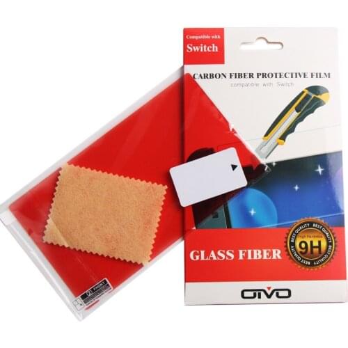 Carbon fiber Protective film For ns switch scratch-resistant film red film NS game Console protective film Glass Fibber