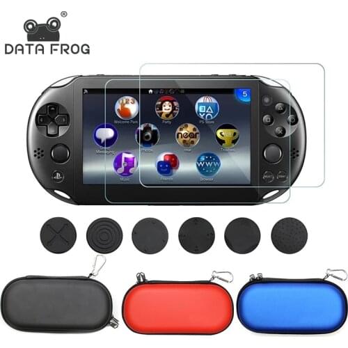 DATA FROG Storage Travel Hard Case For PSV1000 PSV2000 Shockproof Protective Bag Pouch With Trigger Button For Psvita PS Vita
