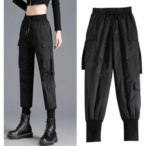 Winter Women Down Cotton Pants Female Plus Size High Waist Sweatpants Loose Trousers Thicken Warm Pants Mujer Pantalones X568